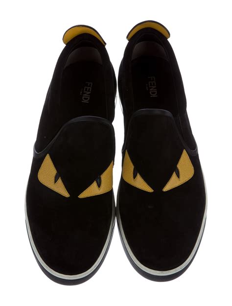 fendi shoe socks|fendi monster slip on sneakers.